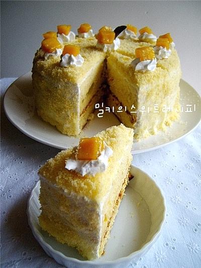 가을에 더맛있는 고구마 몽블랑 케이크