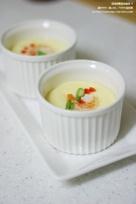 부드러운 일식 계란찜