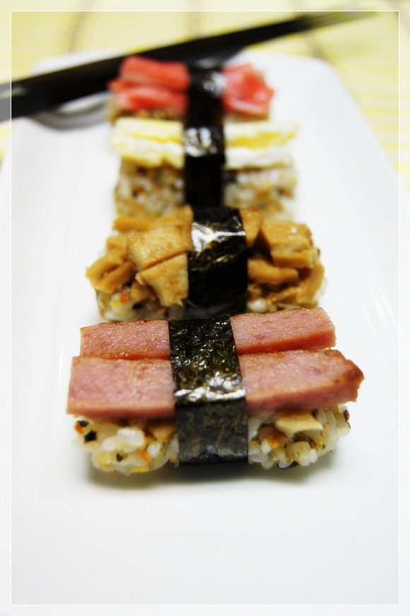 남은 김밥재료 짜투리로 고급초밥을