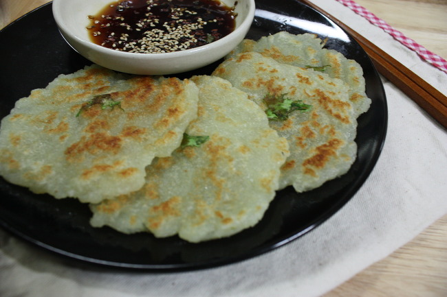 쫀득한 맛..감자전
